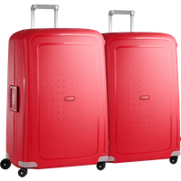 Aanbieding Samsonite S'Cure Spinner 81cm Duo Pack Crimson Red