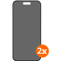 Aanbieding BlueBuilt Apple iPhone 16 Pro Privacy Filter Screenprotector Glas Duo Pack