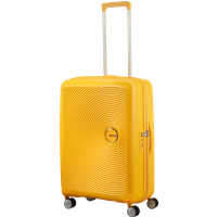 Aanbieding American Tourister Soundbox Expandable Spinner 67cm Golden Yellow