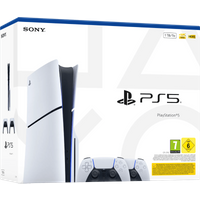 Aanbieding PlayStation 5 Slim Disc Edition + Extra Controller Wit