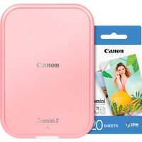 Aanbieding Canon Zoemini 2 Roze + 20 vellen fotopapier